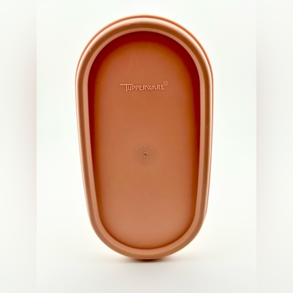 Vintage, Modular Mates #4 Storage Container with Pale Pink Lid, by Tupperware - Picture 2 of 5